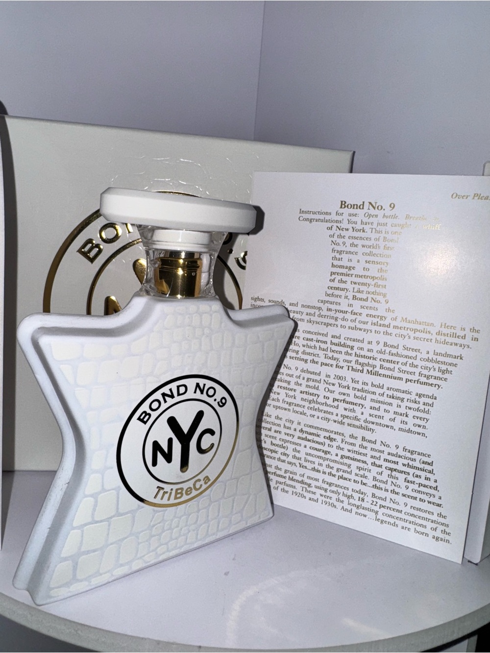 New Bond No. 9 TriBeCa Eau  3.4 oz / 100 mL With Box